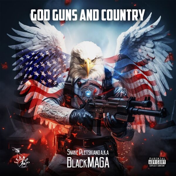 Cover art for God Guns and Country